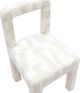 TOV Furniture Hazel Cream Patterned Jacquard Dining Chair-5