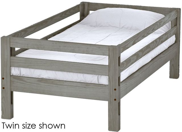 Crate Designs™ Furniture Storm Twin Ladder End Upper Bunk Bed-0