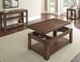 Steve Silver Co. Arusha Medium Cherry Lift Top Cocktail Table with Casters-2