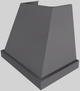 Vent-A-Hood® Designer Series 36" Gunsmoke Wall Mounted Range Hood-4