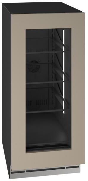 U-Line®  Home Collection 15" 2.8 Cu. Ft. Panel Ready Refrigerator with Glass Door-2