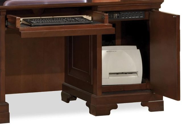 aspenhome® Richmond 7-Piece Brown Burgundy Modular Desk-1