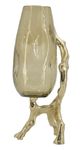 A & B Home Gold Flower Vase-2