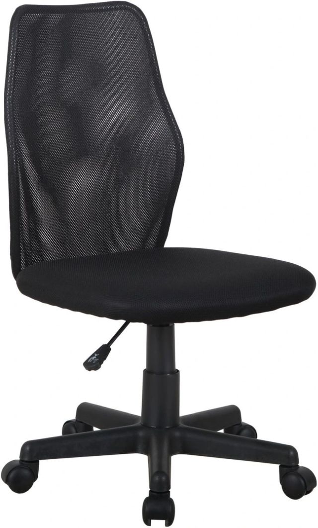 Brassex Inc. Black Mesh Office Chair-0