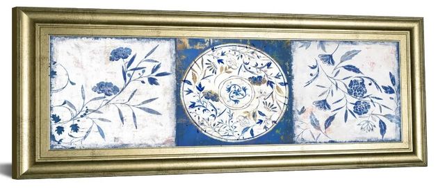 Classy Art A Indgio Ceramics I By Isabelle Z Wall Art-0