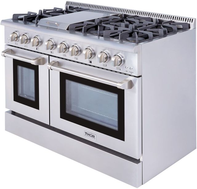 Thor Kitchen® 48" Stainless Steel Pro Style Dual Fuel Range-4