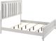 Crown Mark Cressida White King Panel Bed-2
