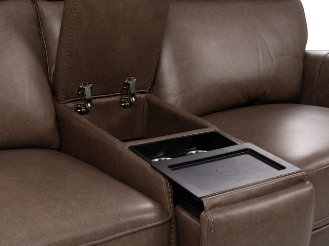 Umber Power Console Loveseat-2
