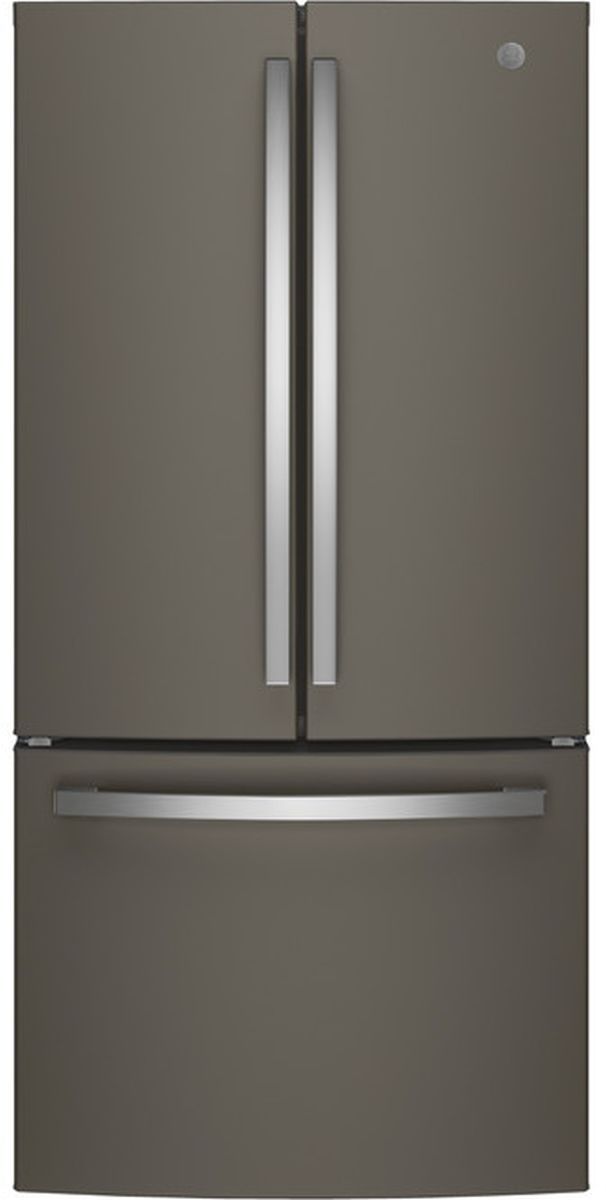 GE® 33" 18.6 Cu. Ft. Slate Counter Depth French Door Refrigerator-0