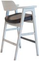 Nest Home Collections Wagner Distressed Grey Bar Chair-2