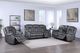 New Classic® Home Furnishings Morello Gray Power Reclining Sofa-1