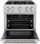 ZLINE Select 30" Stainless Steel Pro Style Gas Range-1