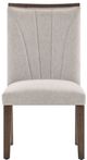 Homelegance® Brookings Brown/Gray Side Chair-2
