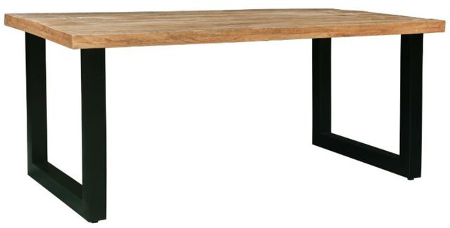 Jaipur Furniture Induse Black/Brown 71" Dining Table-0
