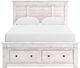 Signature Design by Ashley® Fenderport Whitewash Queen Storage Bed-2