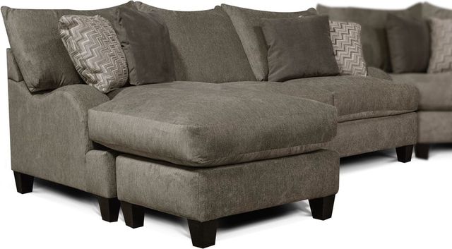 Creek Side Customs Customizable Del Mar Catalina Sofa with Floating Ottoman Chaise-1