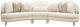Michael Amini® Camellia Field 3-Piece Caramel Sofa-2