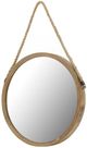 A & B Home Brown Rally Wood Mirror-1