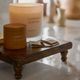 Magnolia Home by Joanna Gaines Magnolia White 5" Gathered Candle-4