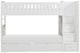 Homelegance® Galen White Youth Twin/Twin Storage Step Bunk Bed-2