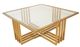 VIG Furniture Modrest Clear/Gold Coffee Table-0