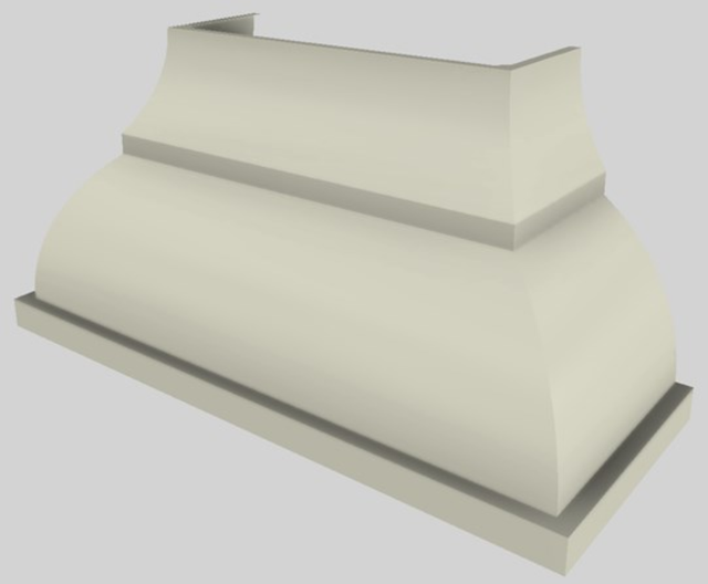 Vent-A-Hood® Designer Series 60" Biscuit Wall Mounted Range Hood-1