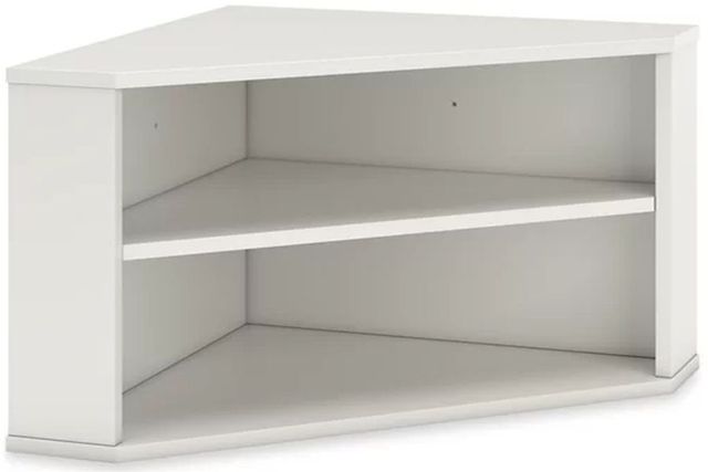 Signature Design by Ashley® Grannen White Office Corner Bookcase-0