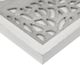 Olliix by Madison Park Laurel Branches Grey and White Carved Wood Panel Wall Decor-1