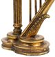 A & B Home 2-Piece Antique Gold Harp Candle Holder Set-3