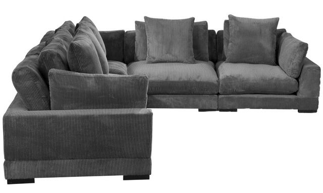 Moe’s Home Collection Tumble Classic 5-Piece Charcoal L-Shaped Modular Sectional-1
