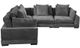 Moe’s Home Collection Tumble Classic 5-Piece Charcoal L-Shaped Modular Sectional-1