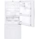 GE® 20.9 Cu. Ft. White Bottom Freezer Refrigerator-1