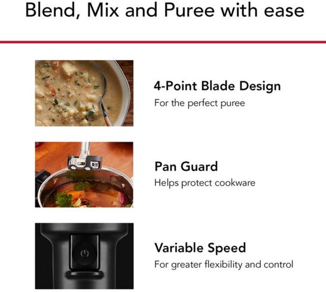 KitchenAid® Black Matte Cordless Hand Blender-3