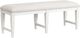 Magnussen Home® Willowbrook Egg Shell White/Natural Upholstered Dining Bench-0