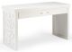 Chelsea House Chelsey Vanity Clear/White Desk-0
