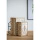 A & B Home 4-Piece Beige/Brown Book Box Set-1