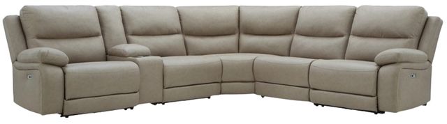 Signature Design by Ashley® Brannigan 6-Piece Pebble Modular Power Reclining Sectional-0