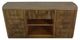 International Furniture Direct Balam Barrel Brown Console-2