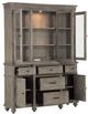 Mazin Furniture Cardano Driftwood Light Brown Buffet & Hutch-1