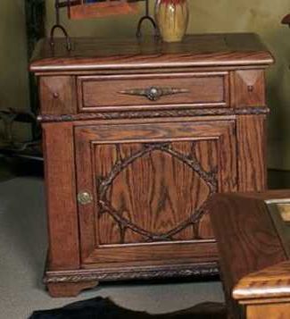 Marshfield Furniture Whitetail Ridge Brown Accent Table-0