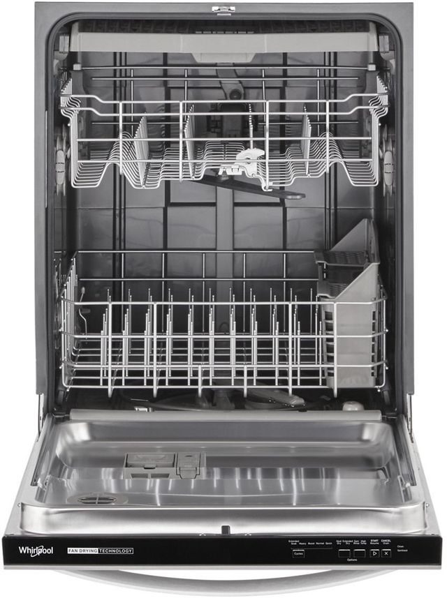 Whirlpool® 24" Fingerprint Resistant Stainless Steel Built In Dishwasher-1