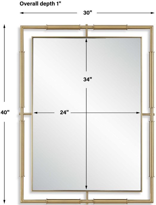 Uttermost® It's All Connected Brass Mirror-3
