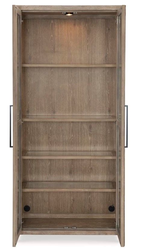 Bassett® Furniture Foster Natural Display Cabinet-2