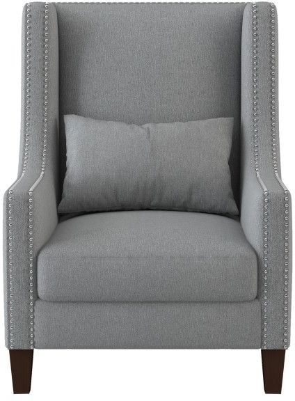 Mazin Furniture Keller Light Gray Accent Chair-0