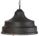 A & B Home Quillon Antique Black Pendant-1