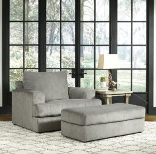 Signature Design by Ashley® Soletren 2-Piece Ash Living Room Chair Set-3