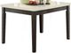 ACME Furniture Nolan White Marble Top Counter Height Table with Salvage Dark Oak Base-0