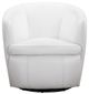 Parker House® Barolo Snow Swivel Club Chair-2