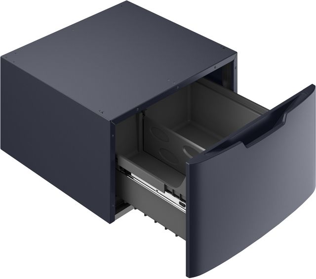 GE® 27.9" Sapphire Blue Laundry Pedestal-1