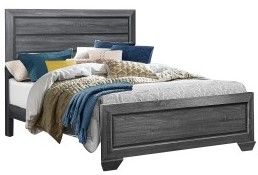 Mazin Furniture Beechnut Gray Eastern King Bed-2